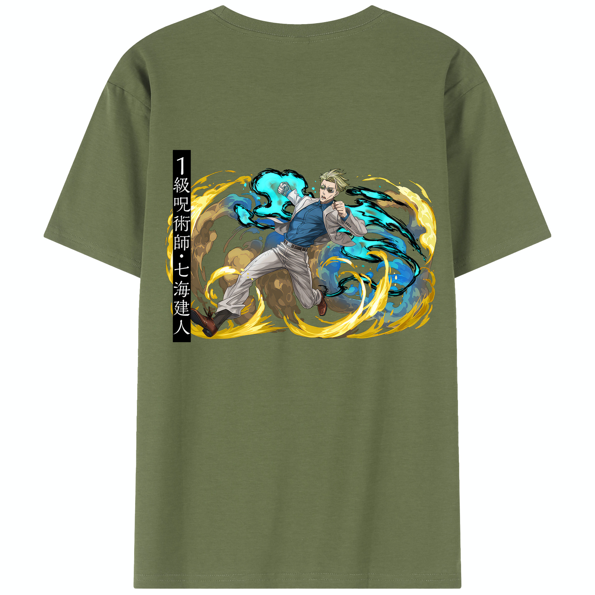 （画像用） 呪術廻戦 Jujutsu Kaisen 綿100％半袖Tシャツ（背面プリント）